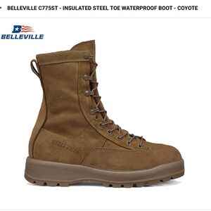 BELLEVILLE C775ST - INSULATED STEEL TOE WATERPROOF BOOT - COYOTE BROWN
